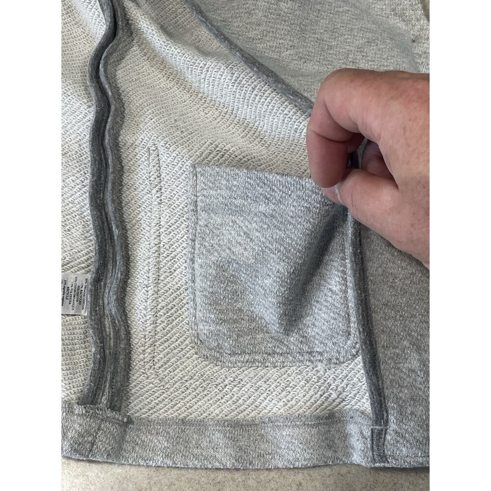 Faherty Inlet Women's Size Small Cotton Blend Knit Blazer Cardigan Jacket Gray - Picture 8 of 13